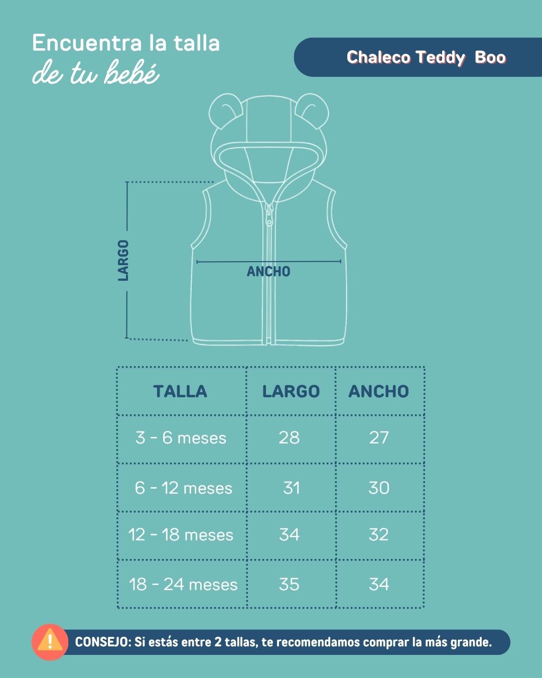 Chaleco Teddy Boo Canela