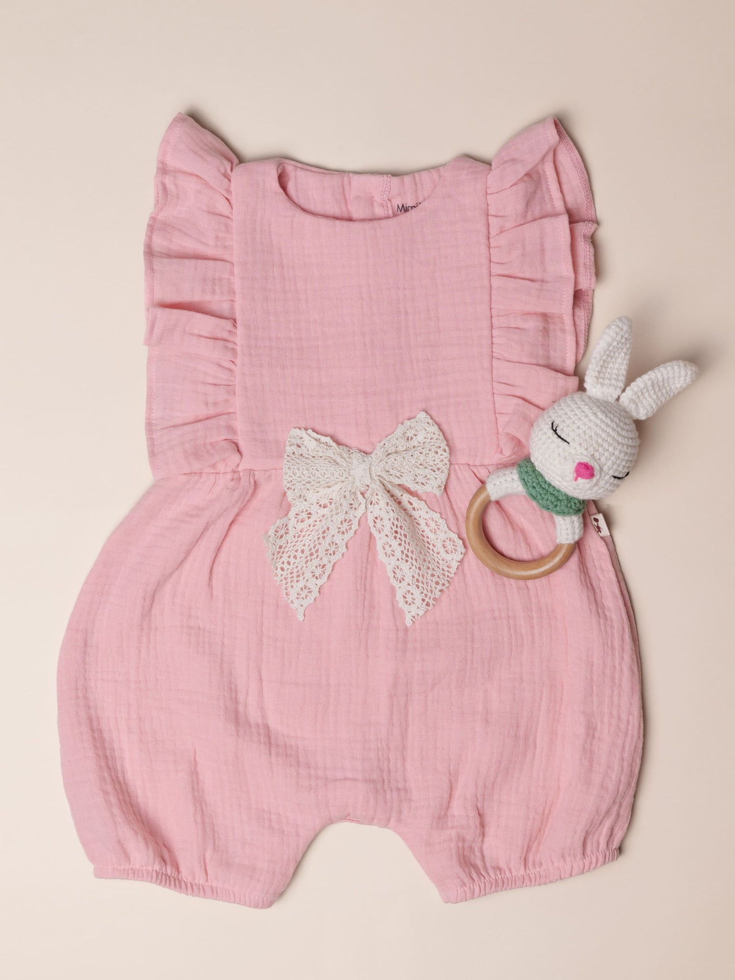 Romper Muselina Nube - Palo Rosa