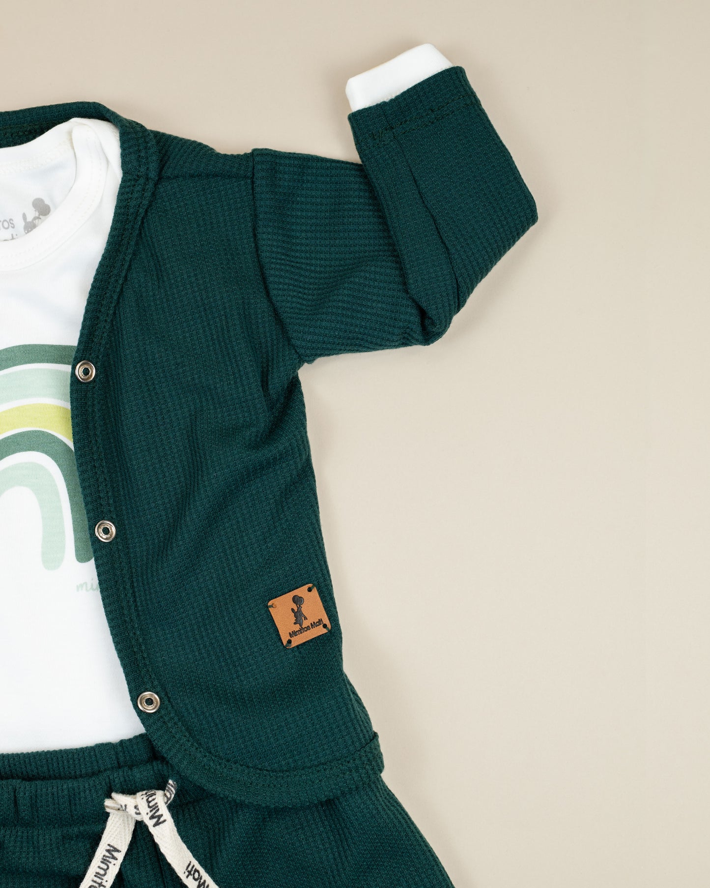Conjunto Rainbow Verde Botella