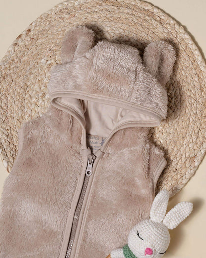 Chaleco Teddy Boo Latte