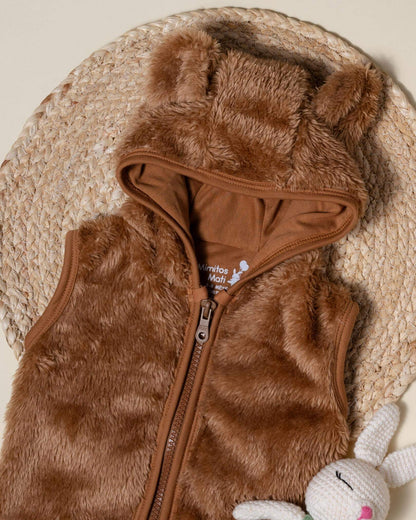 Chaleco Teddy Boo Canela