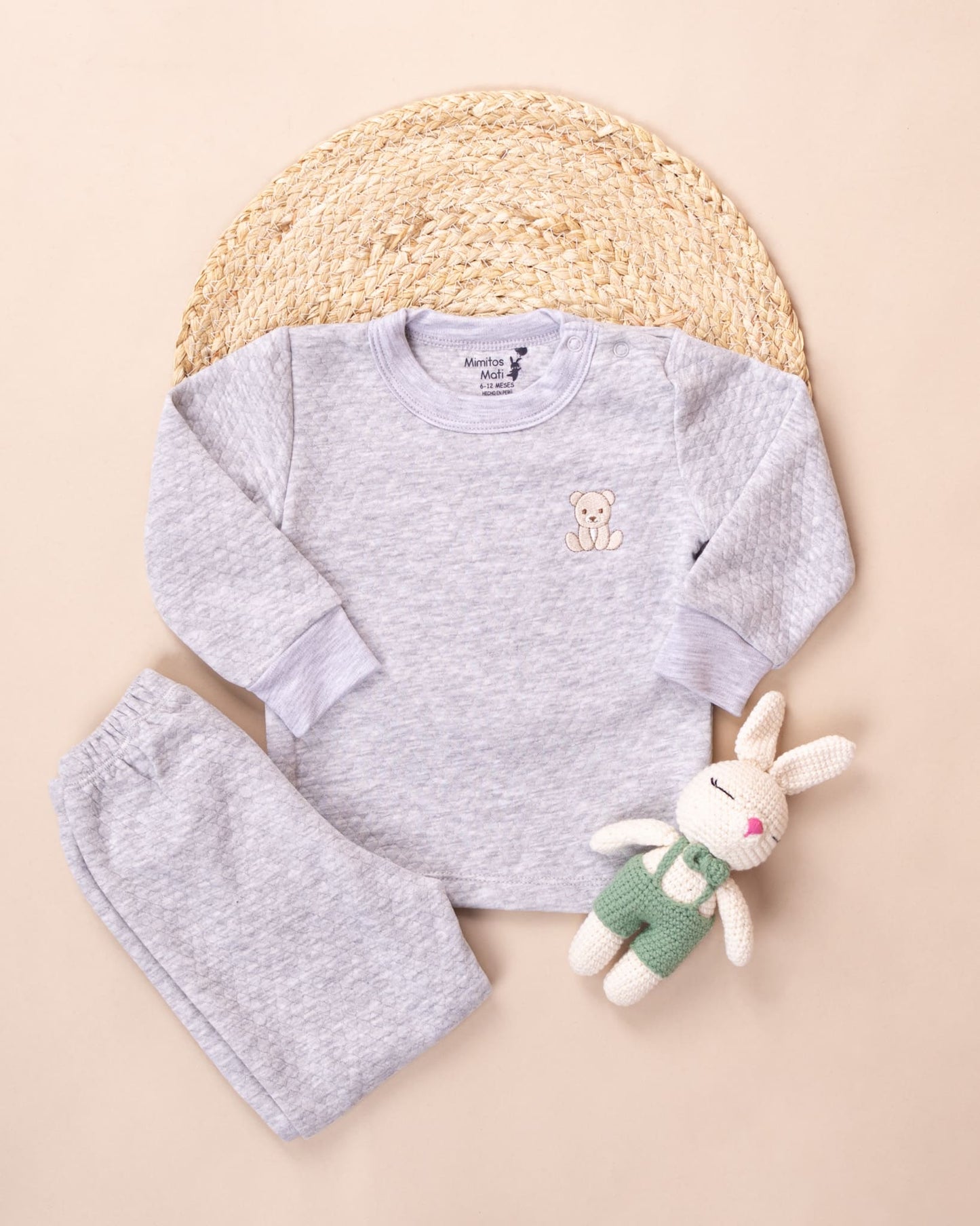 Pijama Jacquard Algodón - Melange