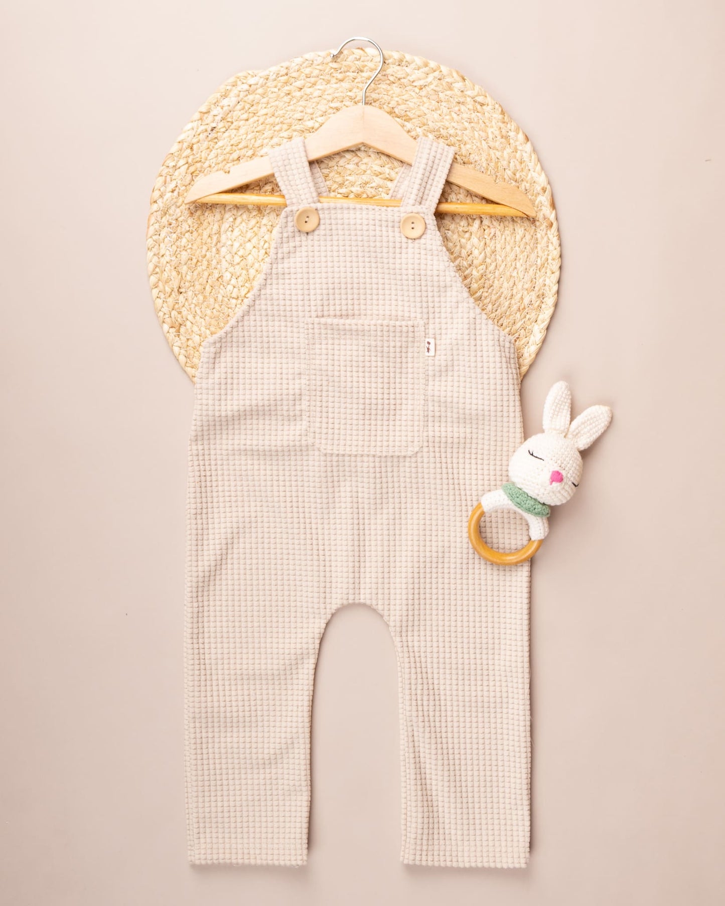 Overol Waffle Beige