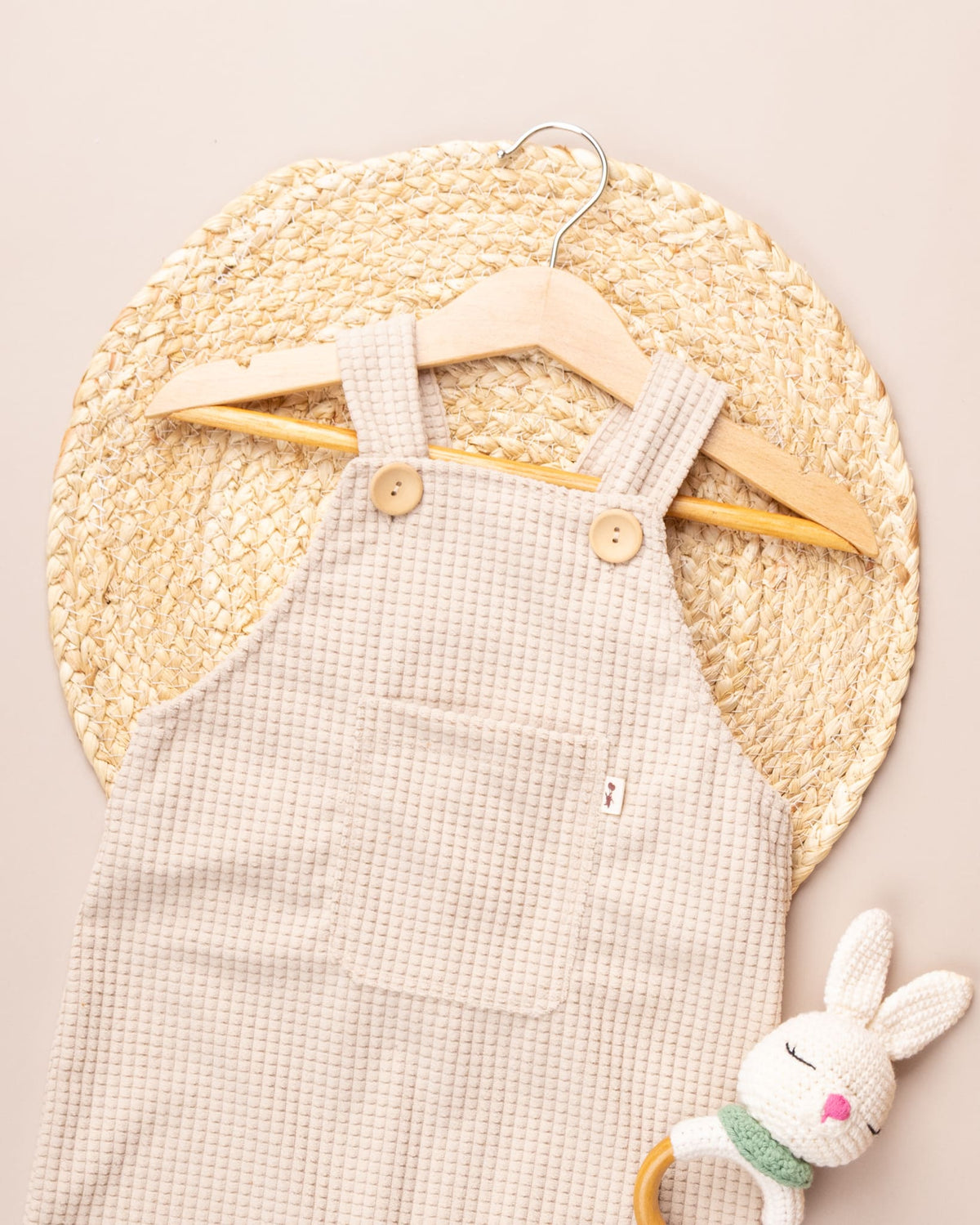Overol Waffle Beige