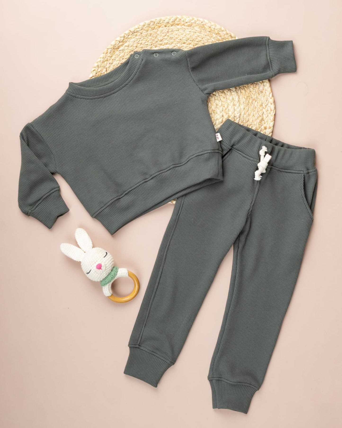 Set Waffle Verde Musgo